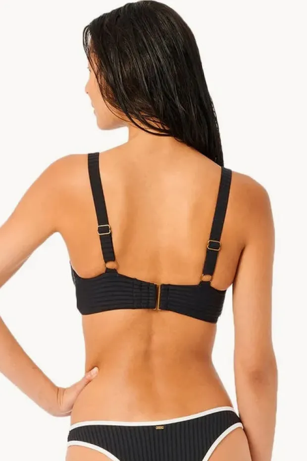 Bikini Tops|Rip Curl Premium Surf E Cup Bralette Black