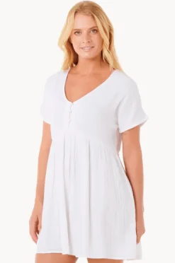 Dresses|Rip Curl Premium Surf Short Sleeve Dress White