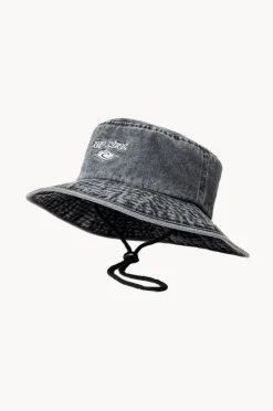 Headwear|Rip Curl Premium Surf Sun Hat Washed black