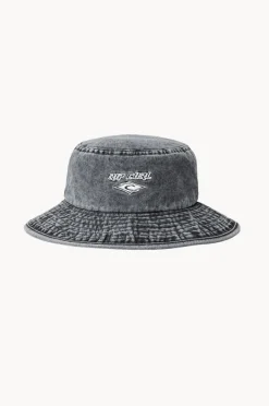 Headwear|Rip Curl Premium Surf Sun Hat Washed black