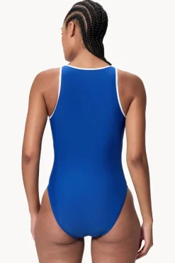 One Pieces|Speedo Printed Panel Hydrasuit One Piece Blue