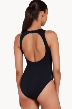 One Pieces|Zoggs Prism Geo Hi Front One Piece Black/multi