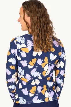 Rashies & Sunsuits|Babes In The Shade Purple Haze Suntop Purple/orange