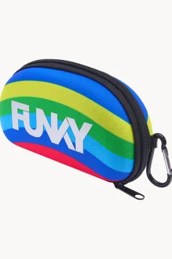 Swim Accessories|Funky Trunks Rainbowie Goggle Case Multi