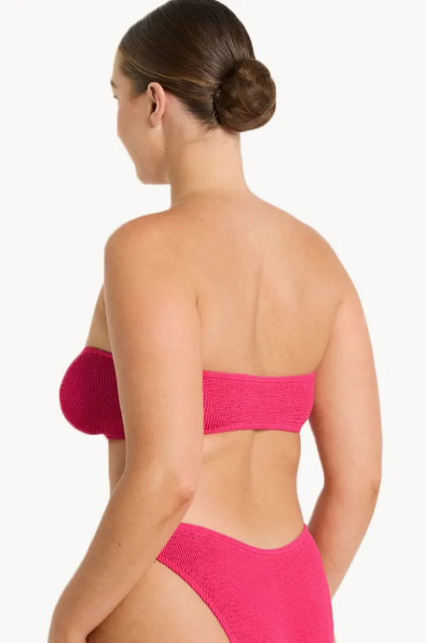 Bikini Tops|Bond-eye Recycled Blake Bandeau Raspberry