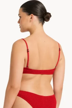 Bikini Tops|Bond-eye Recycled Gracie Balconette Red
