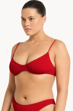 Bikini Tops|Bond-eye Recycled Gracie Balconette Red
