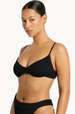 Bikini Tops|Bond-eye Recycled Gracie Balconette Black