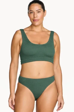 Bikini Sets|Artesands Recycled Kahlo Crop Set Seagreen