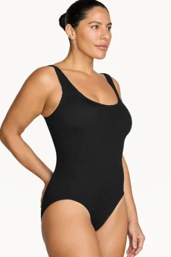 One Pieces|Artesands Recycled Kahlo One Piece Black
