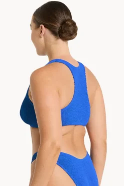 Bikini Tops|Bond-eye Recycled Sydney Crop Cobalt