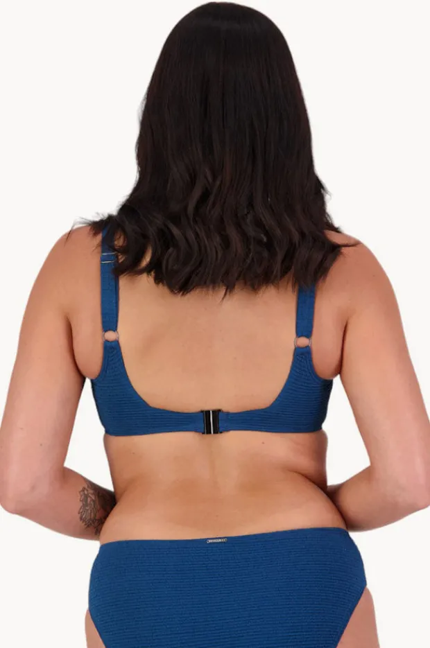 Bikini Tops|Moontide Retro Deco F/G Cup Square Neck Top Ocean