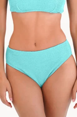 Bottoms|Moontide Retro Deco Mid Rise Pant Aqua