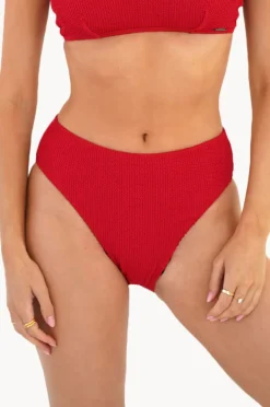 Bottoms|Moontide Retro Deco Mid Rise Pant Hibiscus