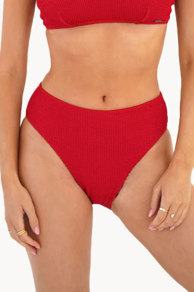 Bottoms|Moontide Retro Deco Mid Rise Pant Hibiscus