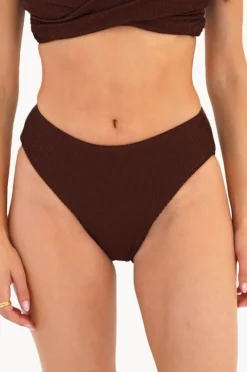 Bottoms|Moontide Retro Deco Mid Rise Pant Espresso