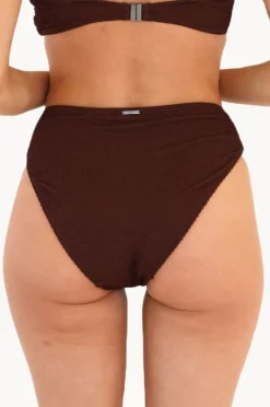 Bottoms|Moontide Retro Deco Mid Rise Pant Espresso