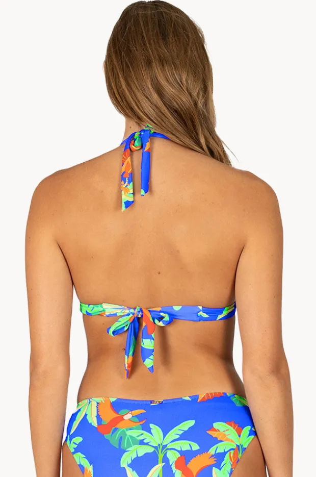 Bikini Tops|Baku Rio Grande Longline Halter Electric