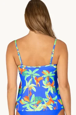 Tankini Tops|Baku Rio Grande Multi Fit Wrap Tankini Separate Electric