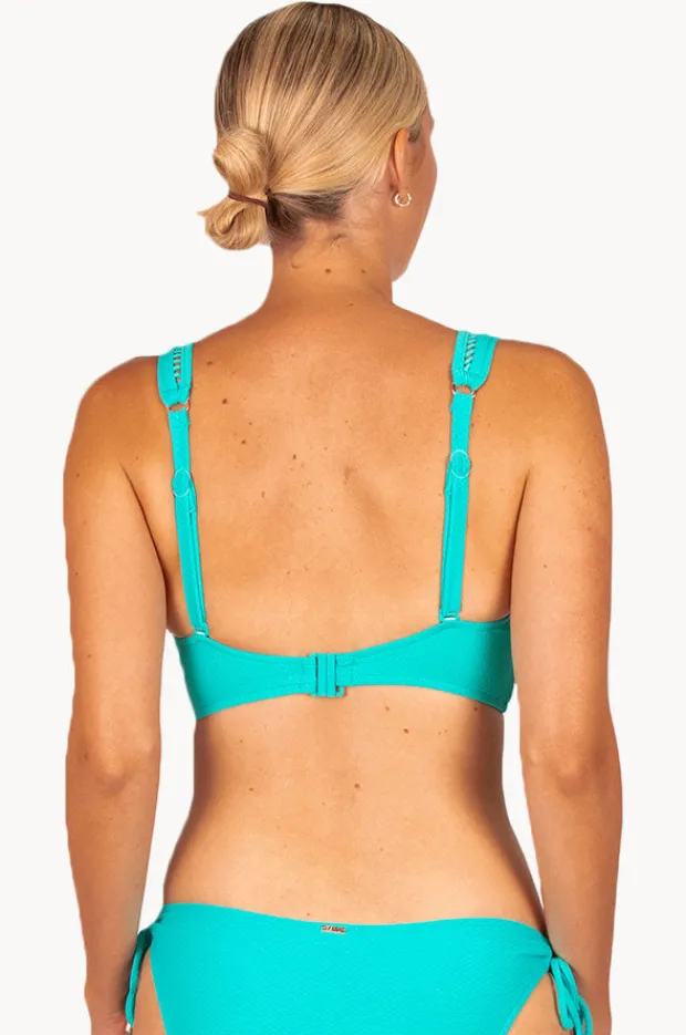 Bikini Tops|Baku Rococco D/DD Cup Ladder Longline Bra Caribbean