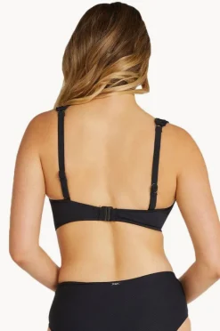 Bikini Tops|Baku Rococco D/DD Cup Longline Bralette Nero