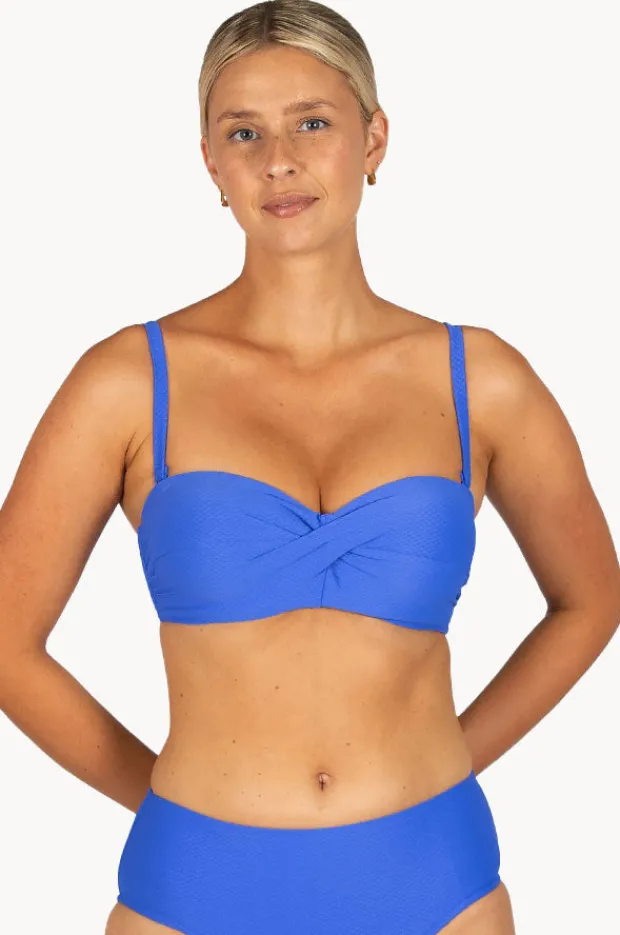 Bikini Tops|Baku Rococco D/DD Cup Twist Bandeau Electric