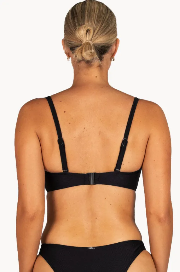 Bikini Tops|Baku Rococco D/DD Cup Twist Bandeau Nero