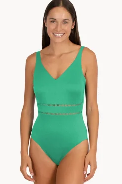 One Pieces|Baku Rococco D/E Cup Low Back One Piece Shamrock