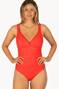 One Pieces|Baku Rococco E/F Cup Ladder Lace One Piece Flame
