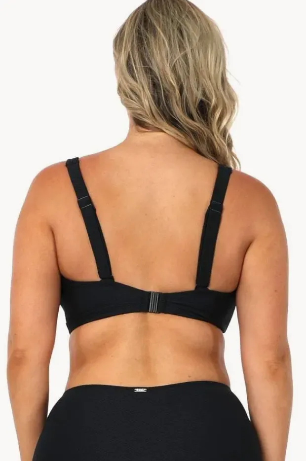 Bikini Tops|Baku Rococco F/G Cup Lace Up Bra Nero
