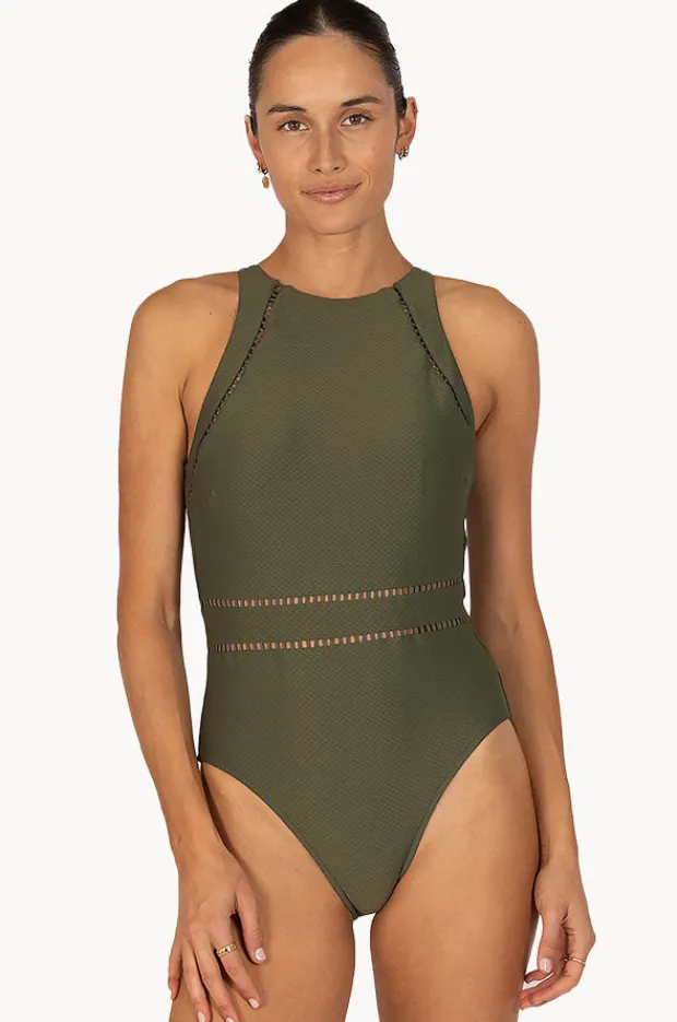 One Pieces|Baku Rococco High Neck One Piece Amazon
