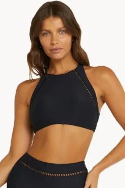 Bikini Tops|Baku Rococco Ladder High Neck Bra Nero