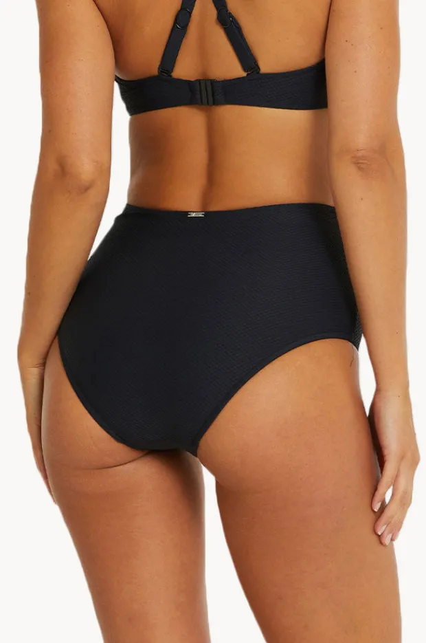 Bottoms|Baku Rococco Ladder High Waist Pant Nero