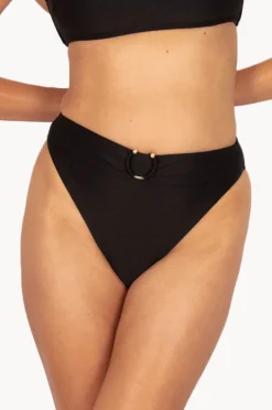 Bottoms|Baku Rococco Luxe Cheeky High Waist Pant Nero