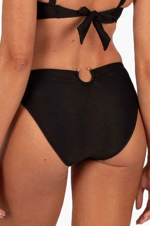 Bottoms|Baku Rococco Luxe Ring Back Regular Pant Nero