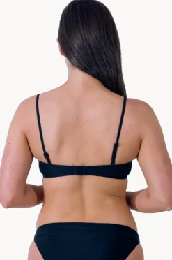 Bikini Tops|Baku Rococco Luxe Trim Bandeau Nero