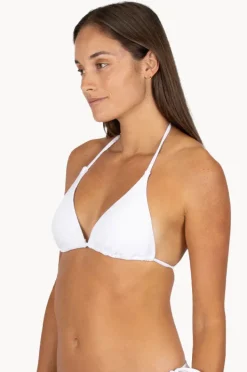 Bikini Tops|Baku Rococco Slide Tri White