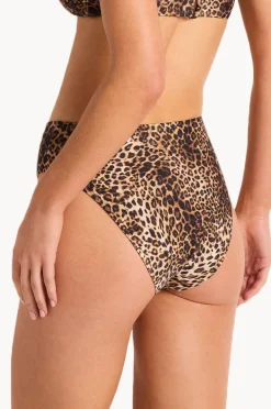 Bottoms|Monte u0026 Lou Romeo High Waist High Leg Pant Leopard