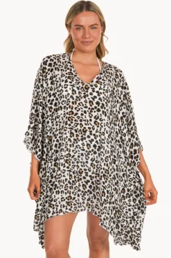 Overswim|Sundrenched Safari Short Tunic Black