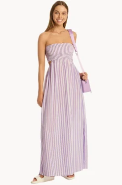 Dresses|Sea Level Sails Bandeau Dress Lavender