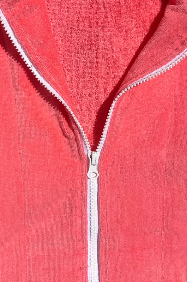 Towel Robes & Ponchos|Towel Robes & Ponchos|Back Beach Co Salty Hooded Towel Robe S/M Peach