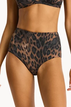 Bottoms|Sea Level Savanna High Waist Pant Chocolate