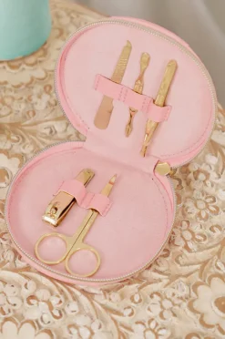 Home & Body|Annabel Trends Scalloped Manicure Set Baby pink