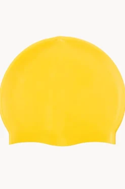 Swim Caps|Esjay School Colours Silicone Swim Cap Yellow