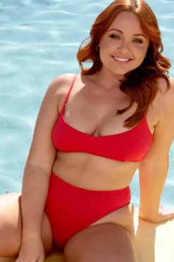 Bottoms|Seafolly Sea Dive High Rise Pant Chilli red