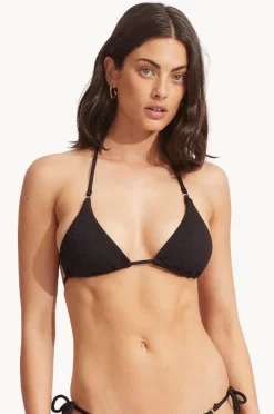 Bikini Tops|Seafolly Sea Dive Slide Tri Black