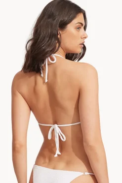 Bikini Tops|Seafolly Sea Dive Slide Tri White