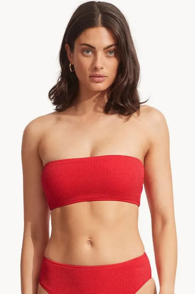 Bikini Tops|Seafolly Sea Dive Tube Top Chilli red