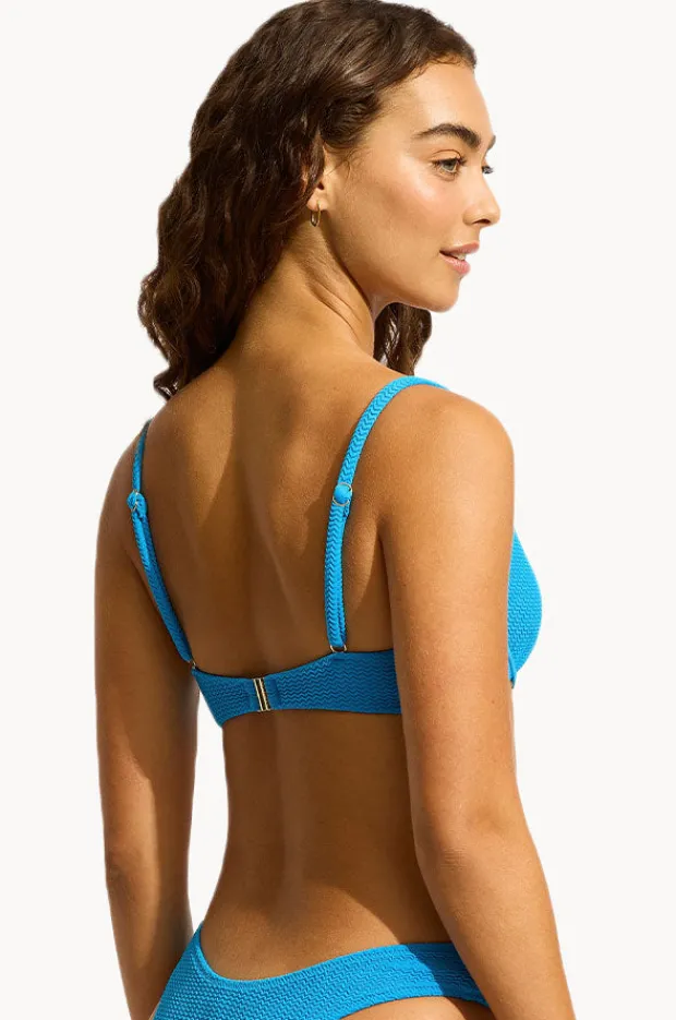 Bikini Tops|Seafolly Sea Dive Underwire Bra Turquoise