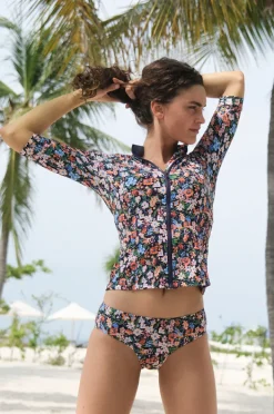 Rashies & Sunsuits|Nip Tuck Secret Love Yvonne Suntop Violet